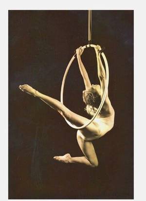 Aerial Dancer Porn - I personally think doing aerial hoop in any less than about two layers is a  bit silly but this does look rather pretty