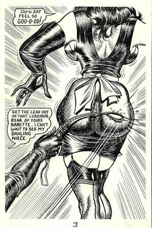 Brunette Art - Hot brunette mistress in black and - BDSM Art Collection - Pic 3