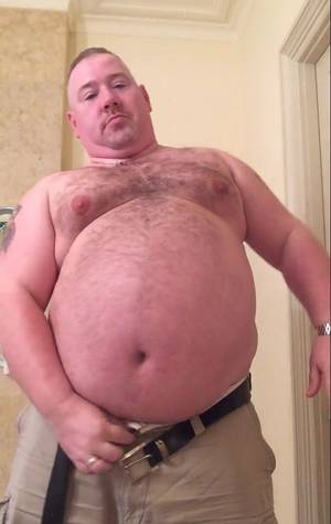 big fat hairy belly - Hot chubby daddy