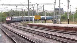 electric train - Fastest Diesel loco of IR meets Most Powerful Electric locomotive .