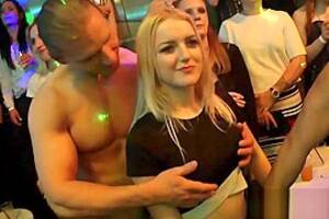 Blowing Teen - Cfnm party teen blowing