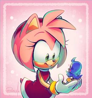 Amy Rose Porn Cum - 143573 - safe, artist:vaporotem, amy rose (sonic), bird, fictional species,  flicky (sonic), hedgehog, mammal, anthro, sega, sonic the hedgehog  (series), 2022, female, solo, solo female - Furbooru