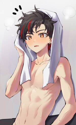 Anime Boys Porn Shower - Caught Him Leaving The Shower - Gay Porn Comic