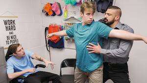 group strip search - Young Perps - Muscular Officer Submits two Suspected Perps to a Strip Search  and Deep Cavity Search - Pornhub.com