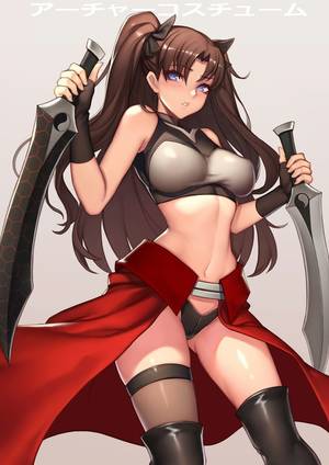 Archer Anime Girls Porn - Fate - Tohsaka Rin [Fate - Emiya Shirou Cosplay] art by Evan Yang (Sankaku  Channel)