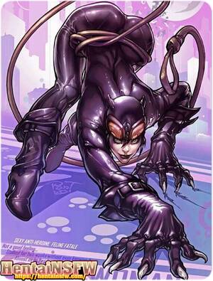 Milf Ass Toon Porn - SFW full color sexy ecchi MILF hentai cartoon porn art DC comics fine ass  slut Catwoman hunting Batman cock. - Hentai NSFW
