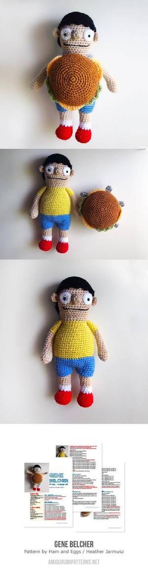 Jean Bobs Burgers Porn - Found at Amigurumipatterns.net Bob's Burger's Gene by Ham and Eggs $5.99