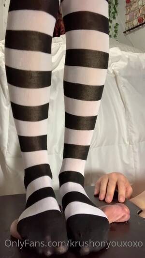 Blonde Striped Socks Porn - Mistress Isabella, Slave Leo â€“ Trample Box For This Cock In Striped Socks â€“  KRUSHONYOUXOXO | Porno Videos Hub