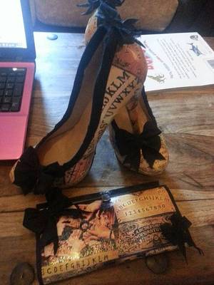 black ouija board panties - Ouija Board Killer Heels and Matching by SuicideStarClothing, $82.31
