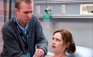 Jenna Fischer Sexy Ass - Jenna Fischer's husband - Lee Kirk plays Pam's breast feeding consultant in  season six, episode 'The Delivery Pt 2' : r/DunderMifflin