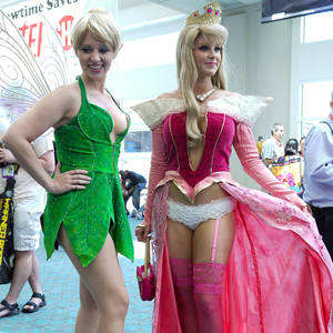 All Disney Princess Aurora Porn - Risque Tinkerbell and Princess Aurora by makepictures on deviantART