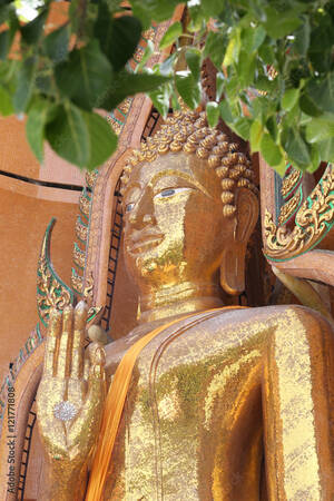Buddha Porn - Gold Buddha statue (Luang por shin pa tan porn) in Thailand temp Stock  Photo | Adobe Stock