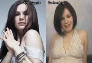 Black Celebrity Porn Look Alike - Actress Anna Paquin and her porn star look-a-like Tatiana Kush