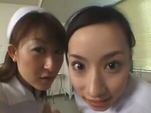 Asian Lesbian Nurse Porn - Asian lesbian nurses having a tongue kissing orgy Porn Video | HotMovs.com