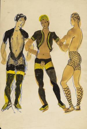 erotic nudism gallery - The Secret Erotic Drawings of Duncan Grant | The New Yorker