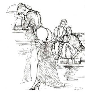 erotic public spankings - Lashes, Submission, Public, Spanking Art, Drawing, Eyelashes, Eyebrows
