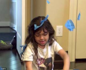 Hd Tiny Girl Porn - Tiny tantrums! Pouting in front of cameras, throwing bits of paper around  and even