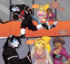 hockey cartoon porn - Locker Room Trio porn comic - the best cartoon porn comics, Rule 34 | MULT34