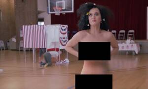Katy Perry Nude Porn - Katy Perry strips naked in vote video for Funny Or Die | Metro News