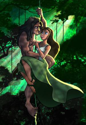 Disney Tarzan Porn Captions - Tarzan and Jane color by ~Zen-draw on deviantART