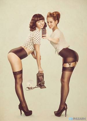 Modern Vintage Porn - High Tech Retro Pin Up Newfangled Pinup