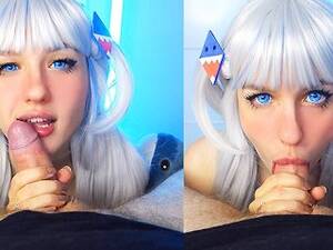 cosplay blowjob cumshot - Free Cosplay Blowjob Cum Porn | PornKai.com