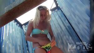 blonde beach thong voyeur - Tanned blonde teen at the beach - See more at UnrealCams.Net - XVIDEOS.COM