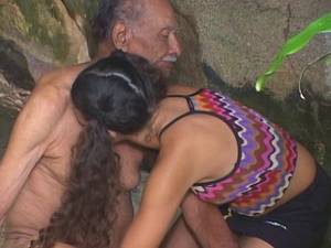 grandpas lick teens - Old grandpa lick teen pussy outdoor