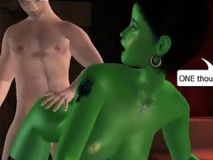 3d Predalien Fucks Girl Porn - ... porn anal sex alien xxx. Sexy 3D cartoon green alien babe getting fucked  hard