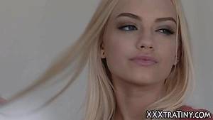 anal and swallow - Tiny teen swallows jizz