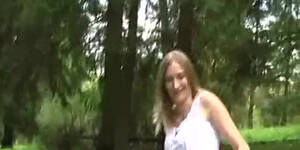 homemade cumshot outdoors - Hot Amateur Teen Sucks And Fucks Outdoor With Cumshot HD SEX Porn Video  12:22