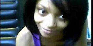 ebony toying - ebony toying creamy cum