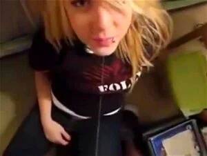 blonde emo teen blowjob - Watch Goth Emo Blowjob - Emo, Goth, Teen Porn - SpankBang