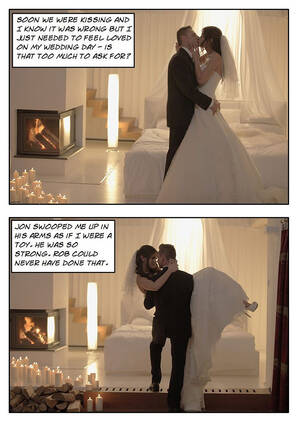 Lesbian Cheating Wife Captions - cheating wife - horny wedding night | porn comics