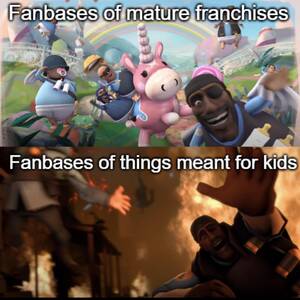 cartoon moron porn flash game - Am I the only one who noticed this about some fanbases? :  r/TwoBestFriendsPlay