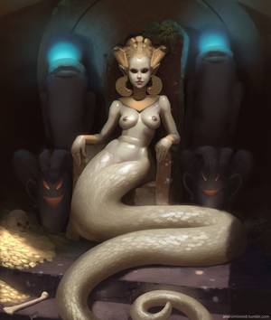 Mythology Female Monster Sex - It's pretty hard to find non-sexualized female fantasy characters. This art  was too good to pass up though.