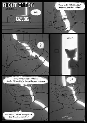 Midnight Snack Furry Comic Porn - Cobalt Snow - Night Snack porn comic