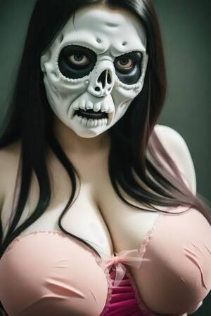 Halloween Scary Sexy Hot Porn - Eulalia 17 - CuddlyCath - Halloween Scary disturbing Ghost costiume -  POSTER A0 Nude photo poster of naked pretty Woman model; adult picture  image pic of sexy hot mature older women body