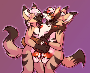 furry ffm threesome - Rule 34 - anthro double penetration furry incest original character roxxie  (artist) threesome twins | 6343678