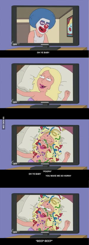 Family Guy Clown Porn - Family guy - Clown porn - 9GAG