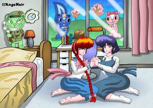 happy hentai girl - Akane Tendo & Rancolina Chan encouter Flippy Happy Tree Friends Hentai WTF  Troll Pervert Humor School Girls Gore