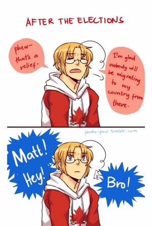 hetali anal piss - Image result for canada and america hetalia