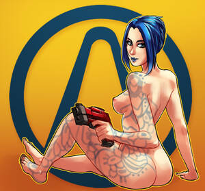 Borderlands 2 Maya Porn Ass - Xbooru - ass blue eyes blue hair borderlands borderlands 2 breasts green  eyes looking back maya (borderlands) nipples nude single breast single  nipple sitting tattoo toes video games weapon | 572124