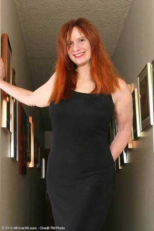 mature big tit redhead milf - Redhead MILF Breeze Flaunt Her Hairy Minge / MILF Fox