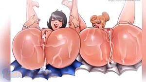 flinestone tits fat ass - Wilma & Betty - The Flintstones [Compilation] watch online