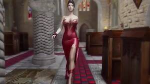 3d Werewolf Vampire - Buxom Vampire fucked by werewolf - Uncensored Porn Cartoon