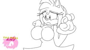 Amy Rose Breast Expansion Porn - Sonic (series) Amy Rose Big Breasts Animated - Lewd.ninja