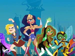 naked super heroes having sex - DC Super Hero Girls: a startlingly funny kids series of masked and caped  crime fighters | Animation on TV | The Guardian