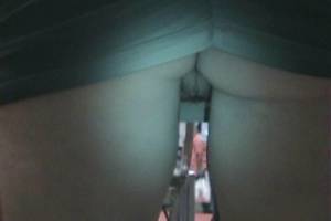 mall upskirts and downblouses - She was selling perfumes in a shopping mall. Take from behind with camera  hidden in a bag.