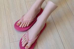 Fetish Slippers Porn - Silicone foot Fetish realistic real full silicone feet sex dolls/love doll  lifelike porn toys for male sex machines japanese-in Sex Dolls from Beauty  ...